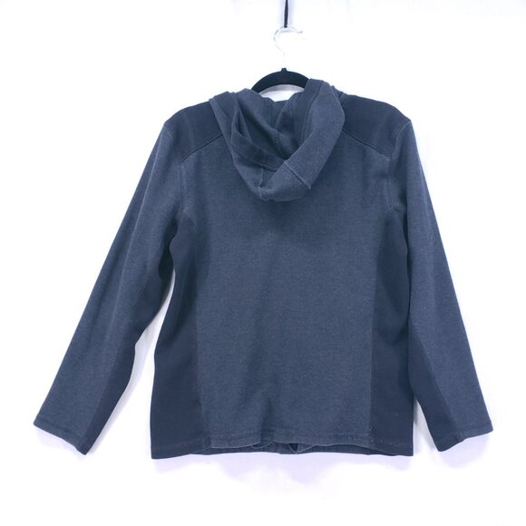 Calvin Klein Men's Pullover Hoodie Sweater Dark Gray Snap Button Size M - Picture 12 of 15